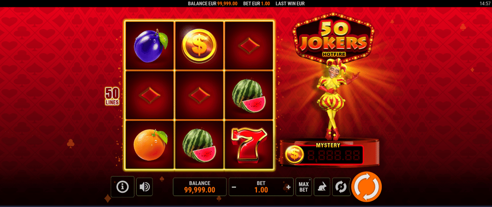 50 Jokers Hotfire Slot - 1 - BitStarz Casino