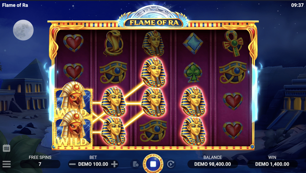 Flame of Ra Slot - 3 - BitStarz Casino