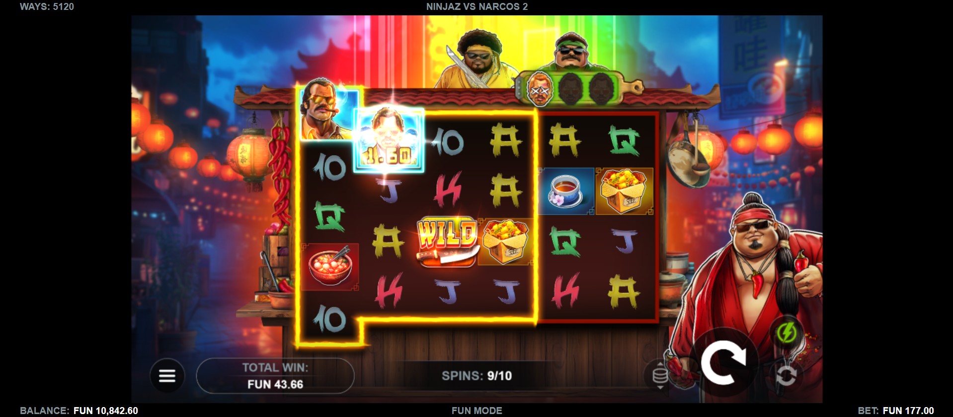 Ninjaz vs Narcos 2 Slot - 3 - BitStarz Casino