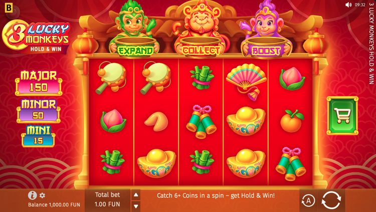3 Lucky Monkeys Hold & Win Slot - 1 - BitStarz Casino