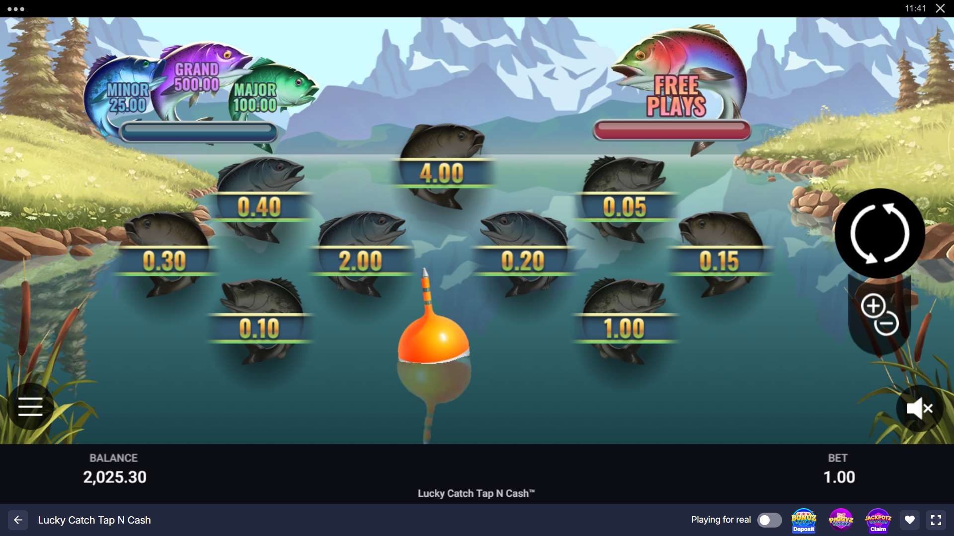 Lucky Catch Tap N Cash Slot - 1 - BitStarz Casino
