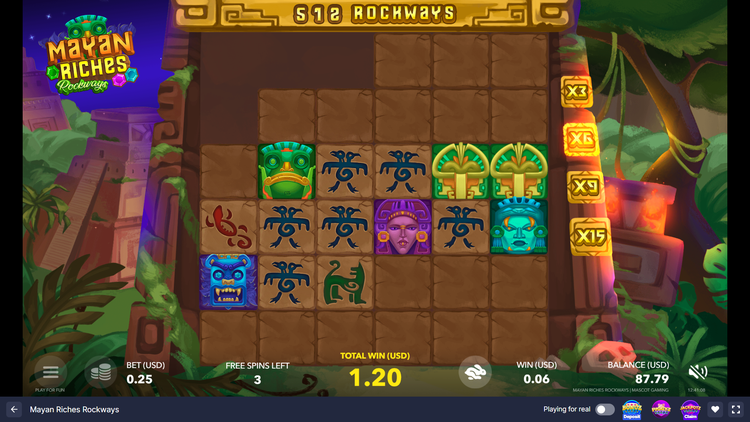 Mayan Riches Rockways Slot - 3 - BitStarz Casino