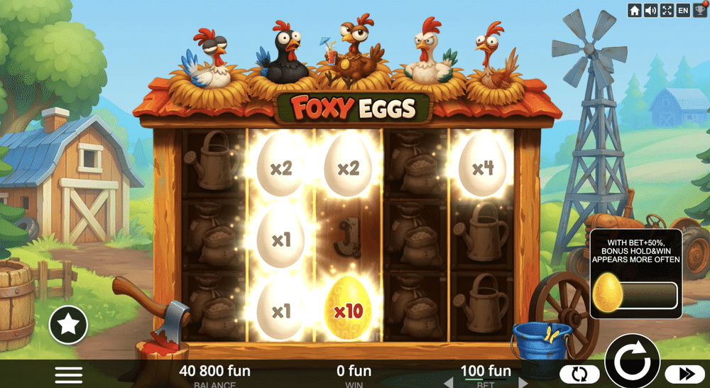 Foxy Eggs Slot - 2 - BitStarz Casino