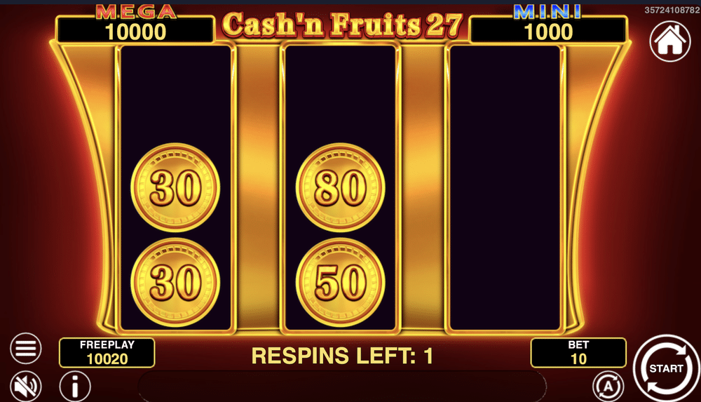 Cash’n Fruits 27 <span class=