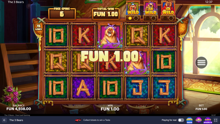 The 3 Bears Slot - 2 - BitStarz Casino