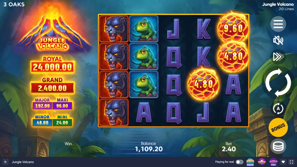 Jungle Volcano Slot - 1 - BitStarz Casino