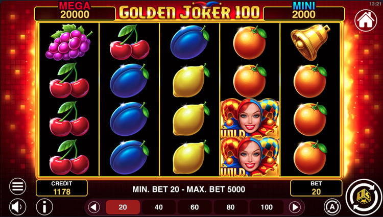 Golden Joker 100 Slot - 1 - BitStarz Casino
