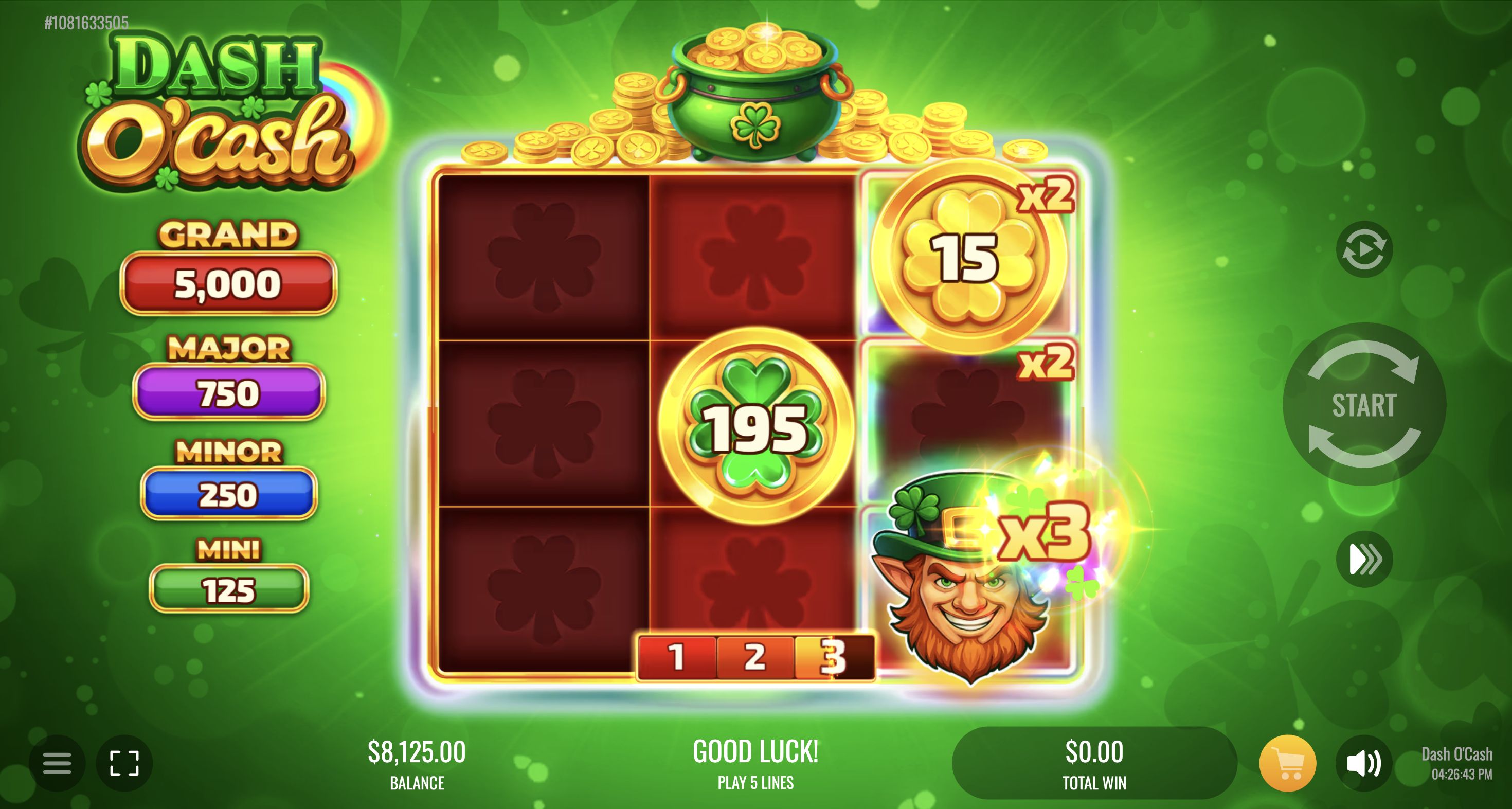 Dash O'Cash Slot - 2 - BitStarz Casino