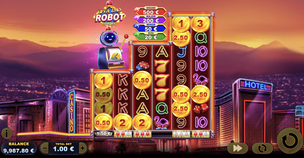 Gold Hit: Viva Las Robot Slot - 1 - BitStarz Casino