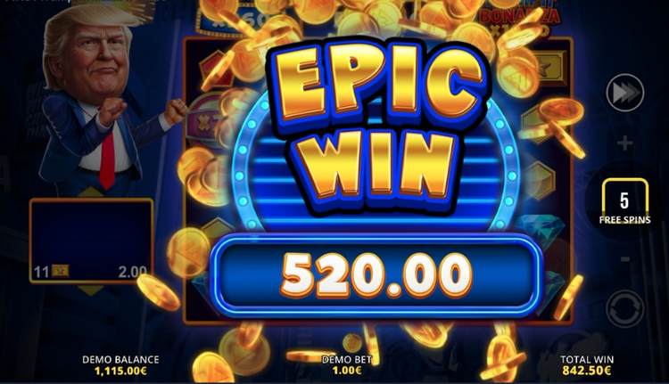 Trump It Bonanza x1000 Slot - 2 - BitStarz Casino