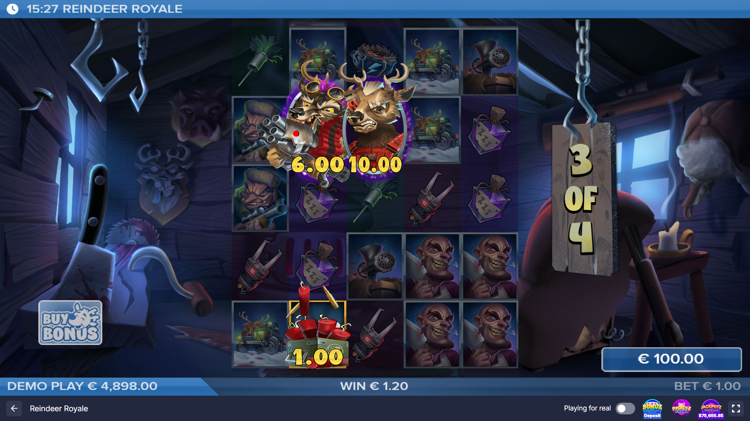 Reindeer Royale Slot - 2 - BitStarz Casino