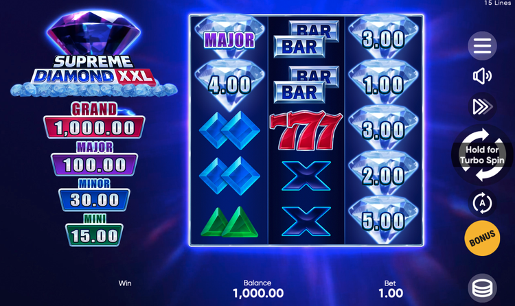 Supreme Diamond XXL Slot - 1 - BitStarz Casino