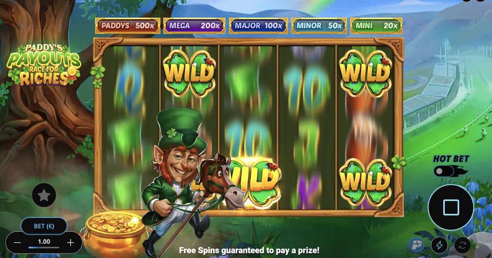 Paddy’s Payouts Race for Riches Slot - 1 - BitStarz Casino
