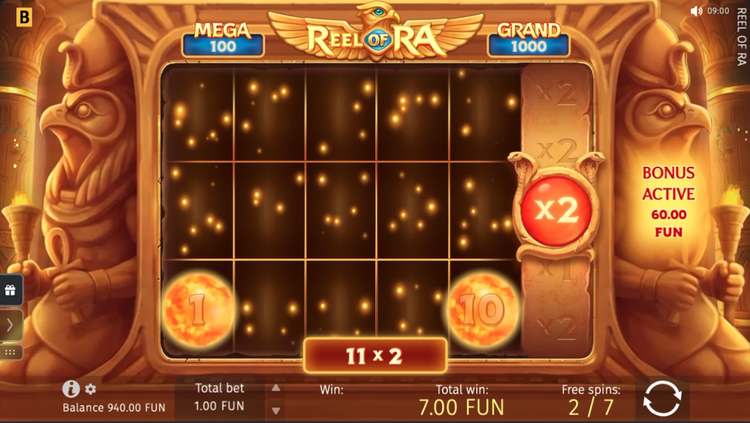 Reel of Ra Slot - 2 - BitStarz Casino