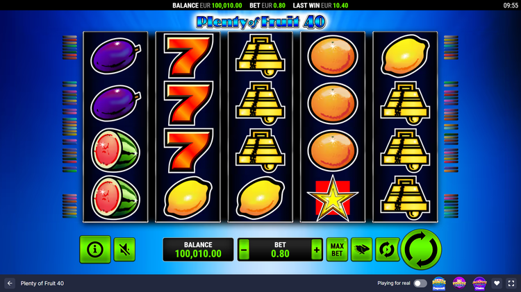 Plenty of Fruit 40 Slot - 1 - BitStarz Casino