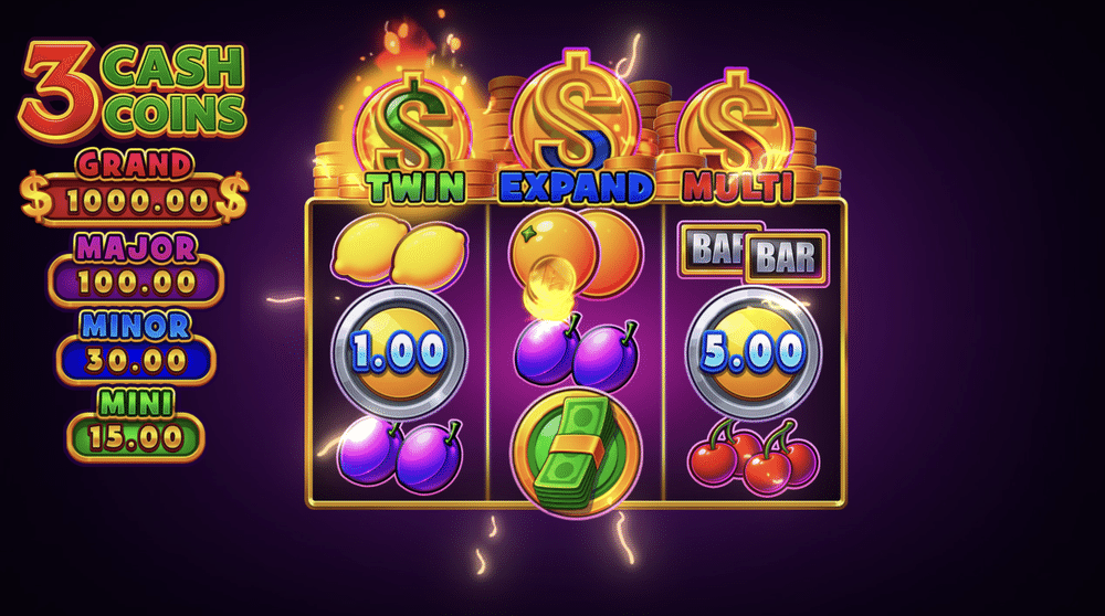 3 Cash Coins: Running Wins Slot - 1 - BitStarz Casino