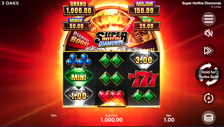 Super Hotfire Diamonds Slot - 1 - BitStarz Casino