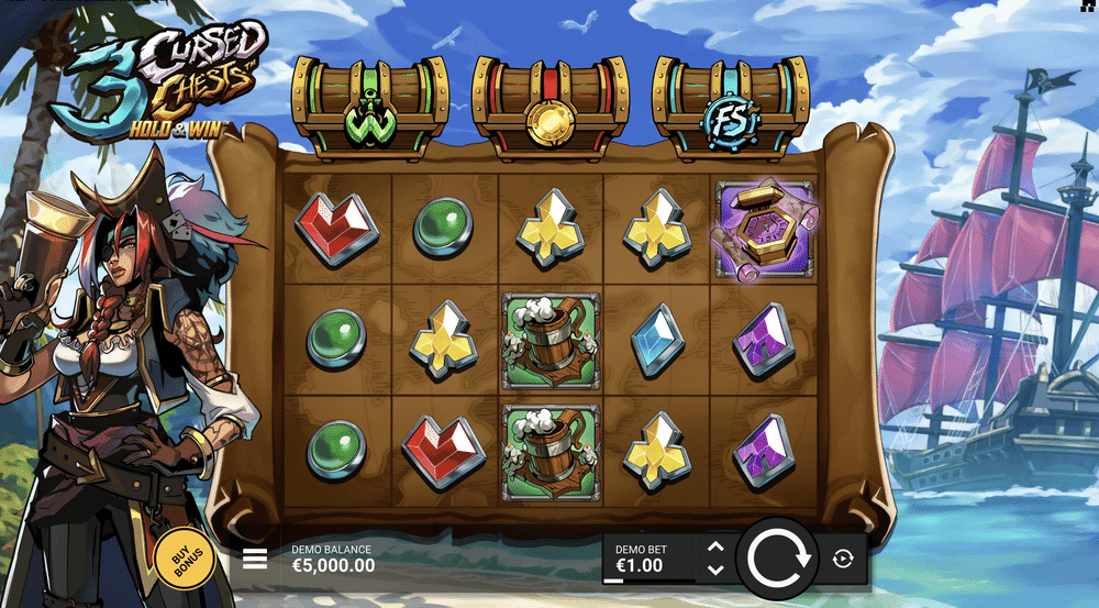 3 Cursed Chests: Hold & Win Slot - 1 - BitStarz Casino