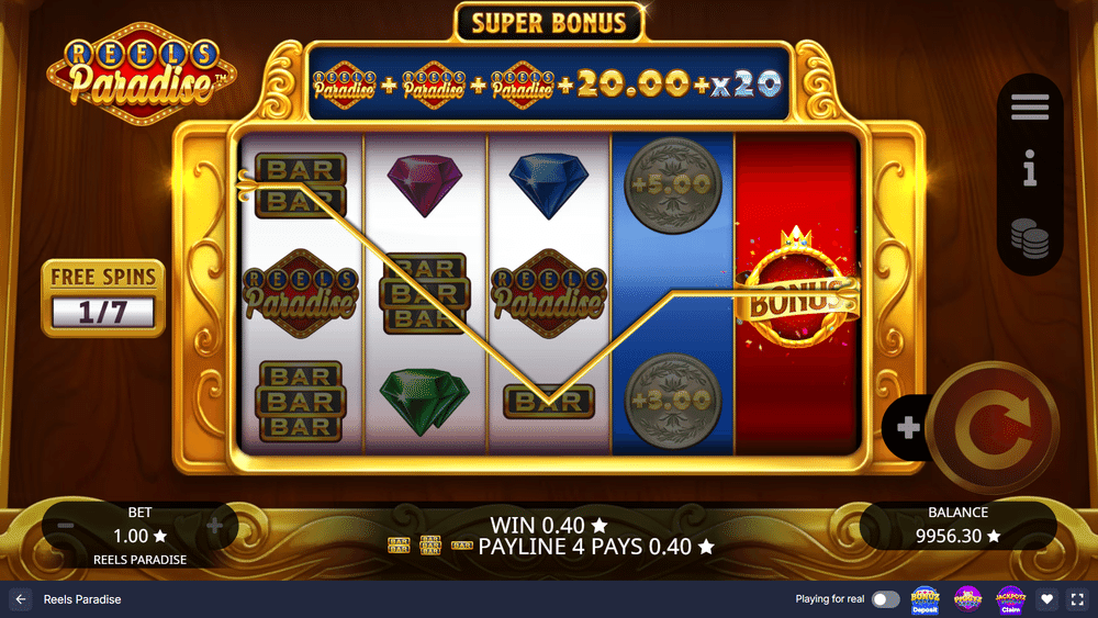 Reels Paradise Slot - 2 - BitStarz Casino