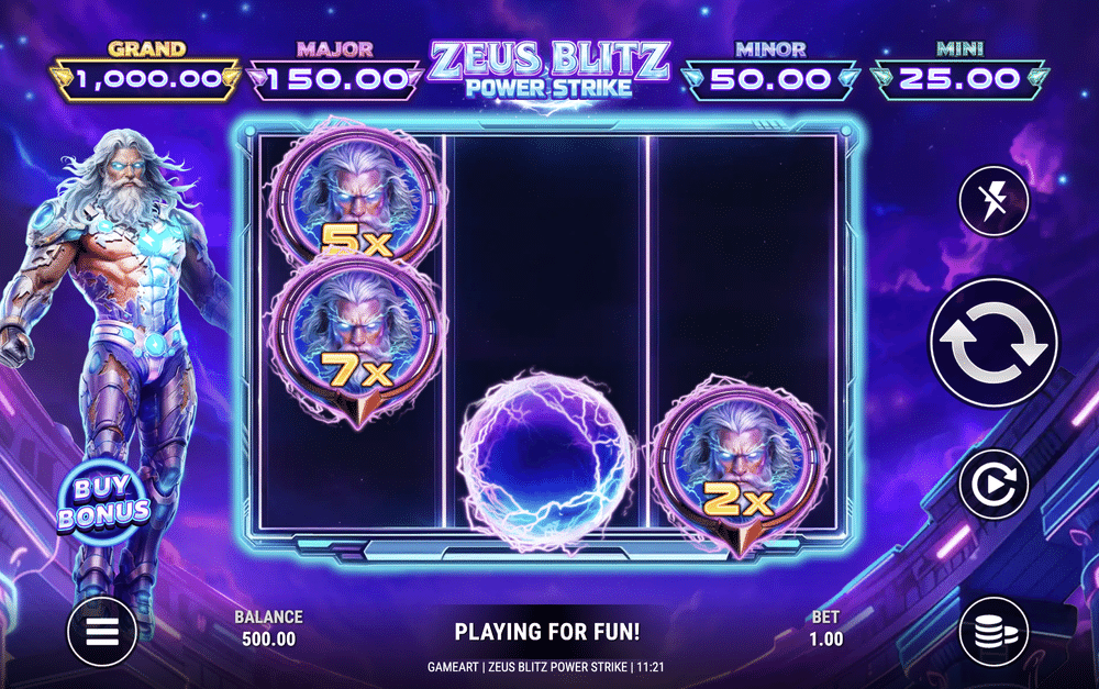 Zeus Blitz: Power Strike Slot - 1 - BitStarz Casino
