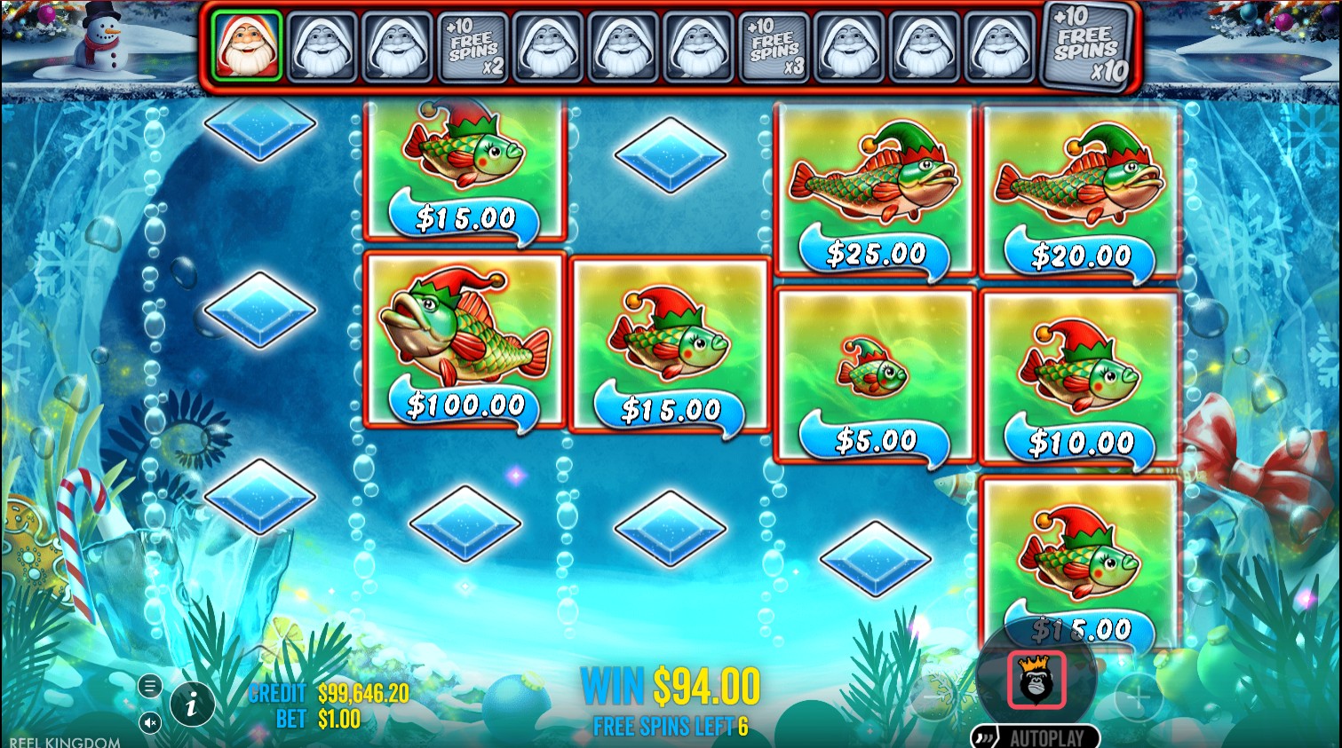 Big Bass Christmas - Frozen Lake Slot - 3 - BitStarz Casino