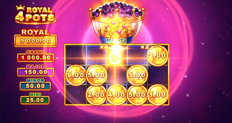 4 Royal Pots Slot - 2 - BitStarz Casino