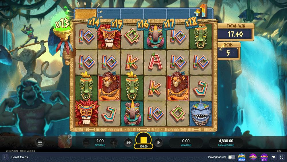 Beast Gains Slot - 2 - BitStarz Casino
