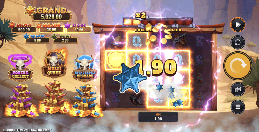 Bisonous Fever Ultra Link & Win Slot - 2 - BitStarz Casino