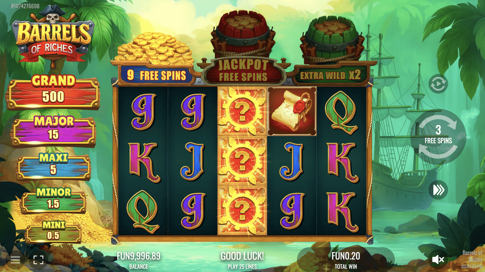 Barrels of Riches Slot - 2 - BitStarz Casino