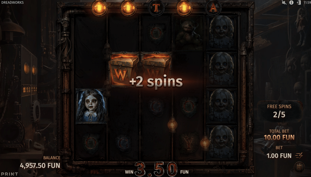 Dreadworks Slot - 3 - BitStarz Casino