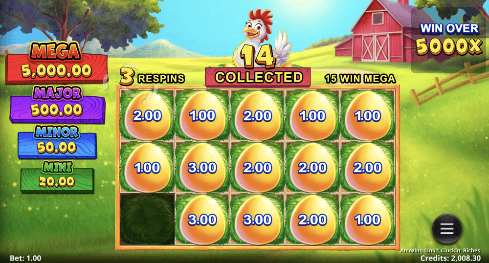 Amazing Link Cluckin’ Riches Slot - 1 - BitStarz Casino