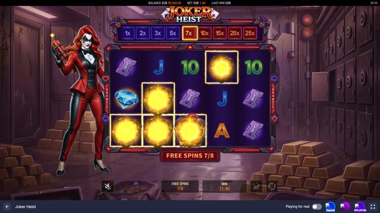Joker Heist Slot - 2 - BitStarz Casino