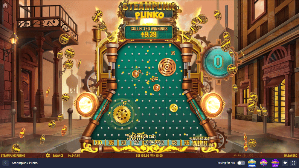 Steampunk Plinko Slot - 2 - BitStarz Casino