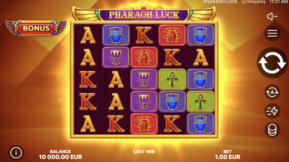Pharaoh Luck Slot - 1 - BitStarz Casino