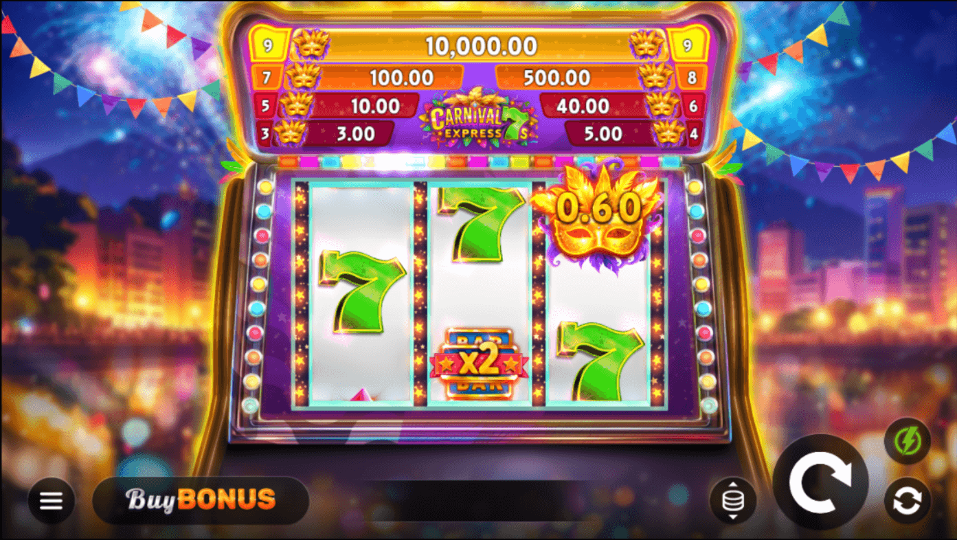 Carnival Express 7s Slot - 2 - BitStarz Casino
