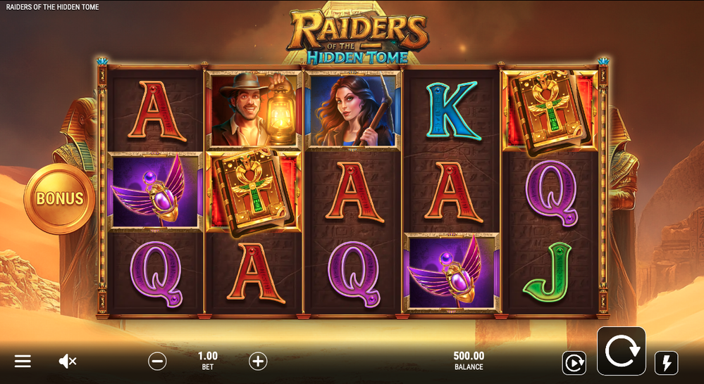 Raiders of the Hidden Tome Slot - 1 - BitStarz Casino
