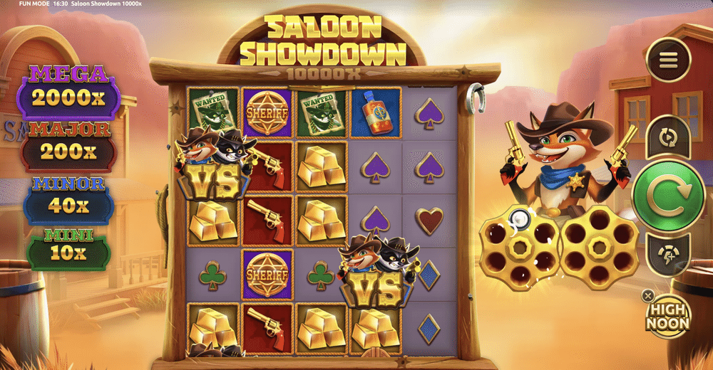 Saloon Showdown 10,000x Slot - 1 - BitStarz Casino