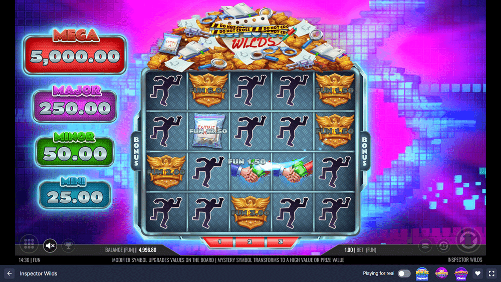 Inspector Wilds Slot - 2 - BitStarz Casino
