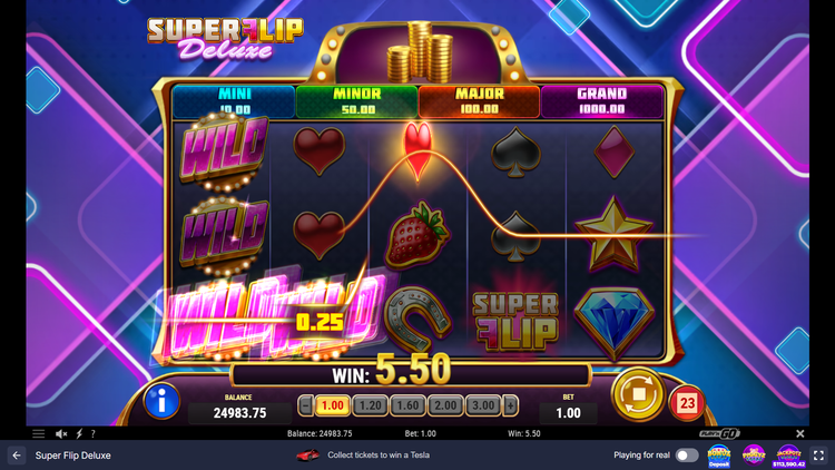 Super Flip Deluxe Slot - 1 - BitStarz Casino