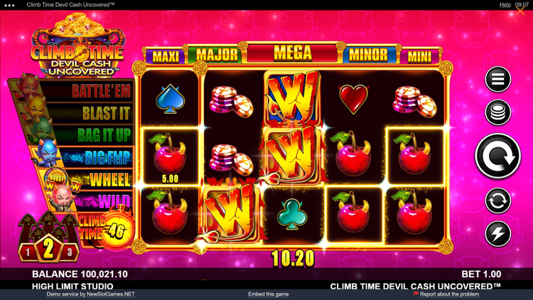 Climb Time Devil Cash Uncovered Slot - 1 - BitStarz Casino