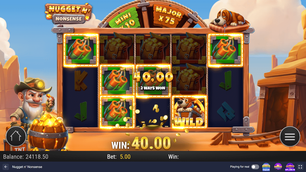 Nugget n' Nonsense Slot - 2 - BitStarz Casino