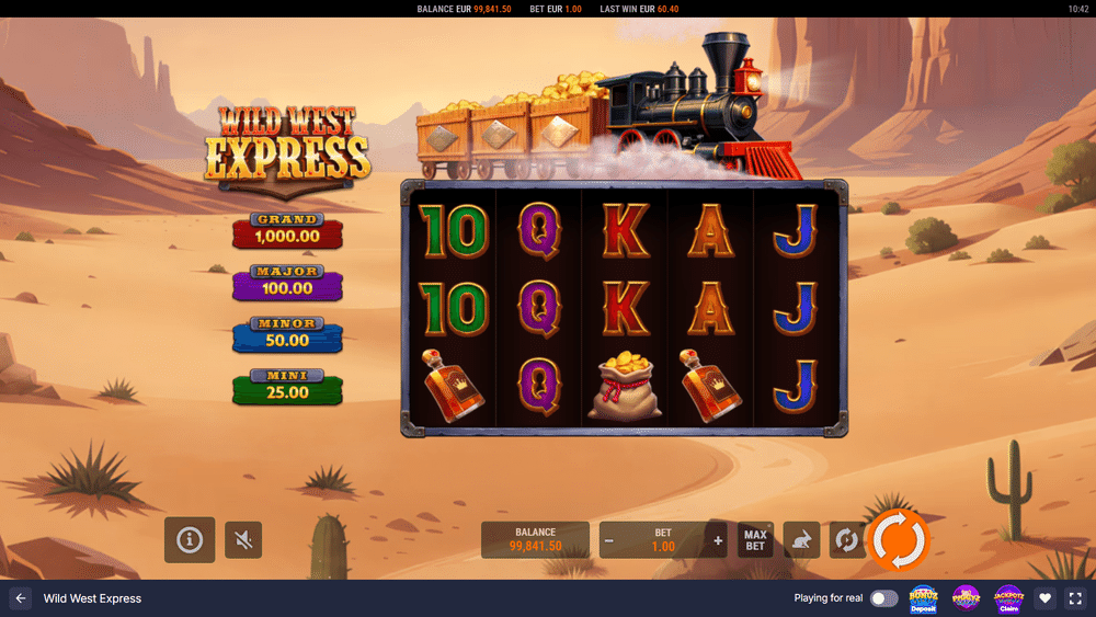 Wild West Express Slot - 1 - BitStarz Casino