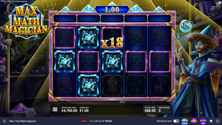 Max The Mathmagician Slot - 3 - BitStarz Casino