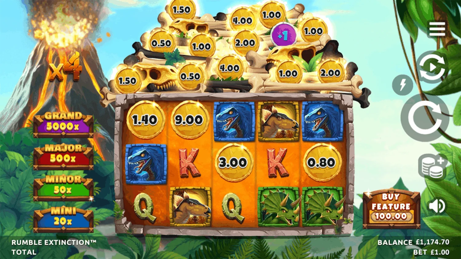 Rumble Extinction Slot - 1 - BitStarz Casino