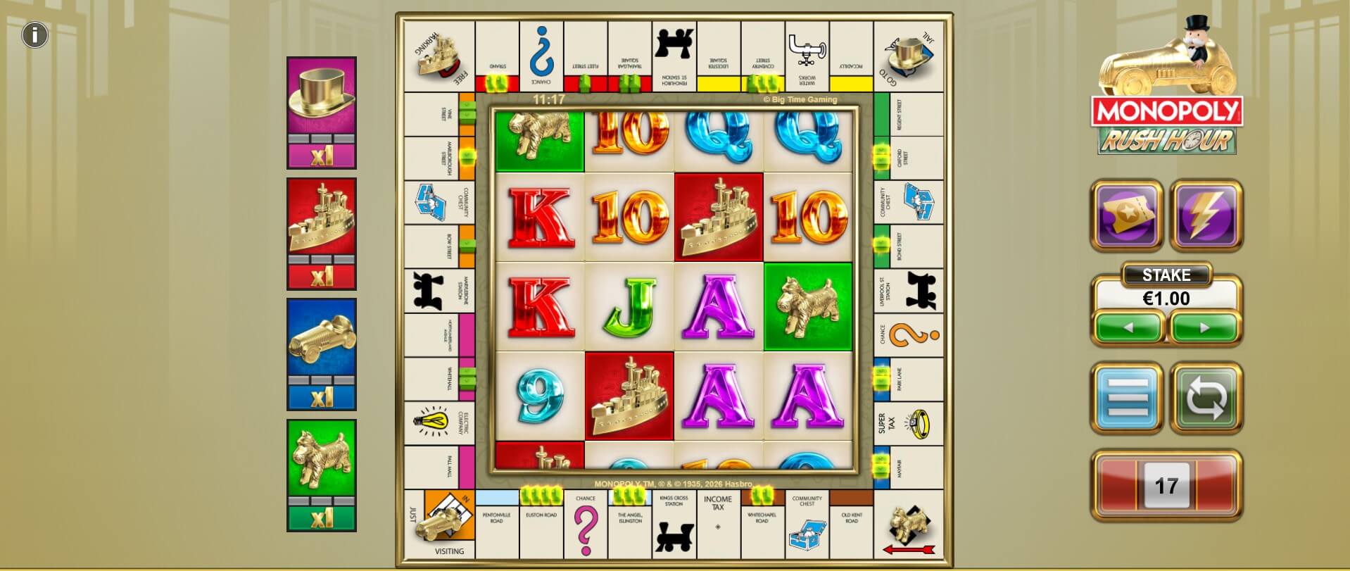 Monopoly Rush Hour Slot - 3 - BitStarz Casino