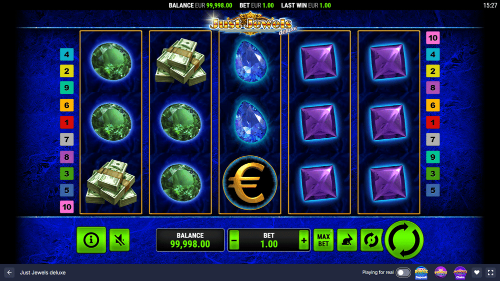 Just Jewels Deluxe Slot - 1 - BitStarz Casino