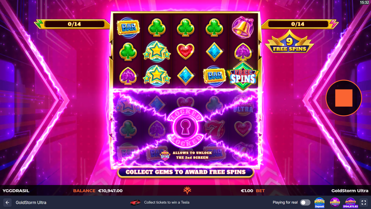 GoldStorm Ultra Slot - 2 - BitStarz Casino