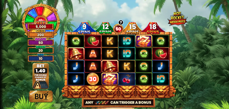 Hot Rocket Mega Potz Slot - 1 - BitStarz Casino