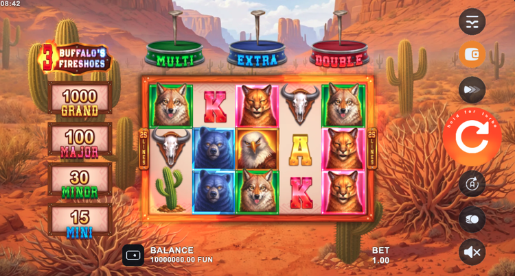 3 Buffalo's Fireshoe Slot - 1 - BitStarz Casino