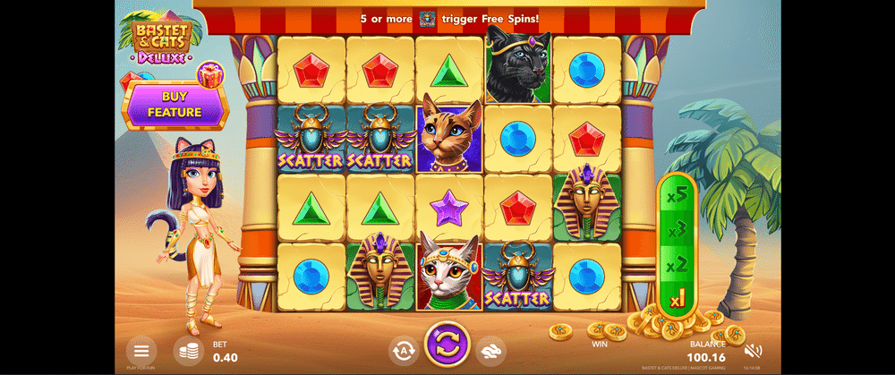 Bastet & Cats Deluxe Slot - 1 - BitStarz Casino